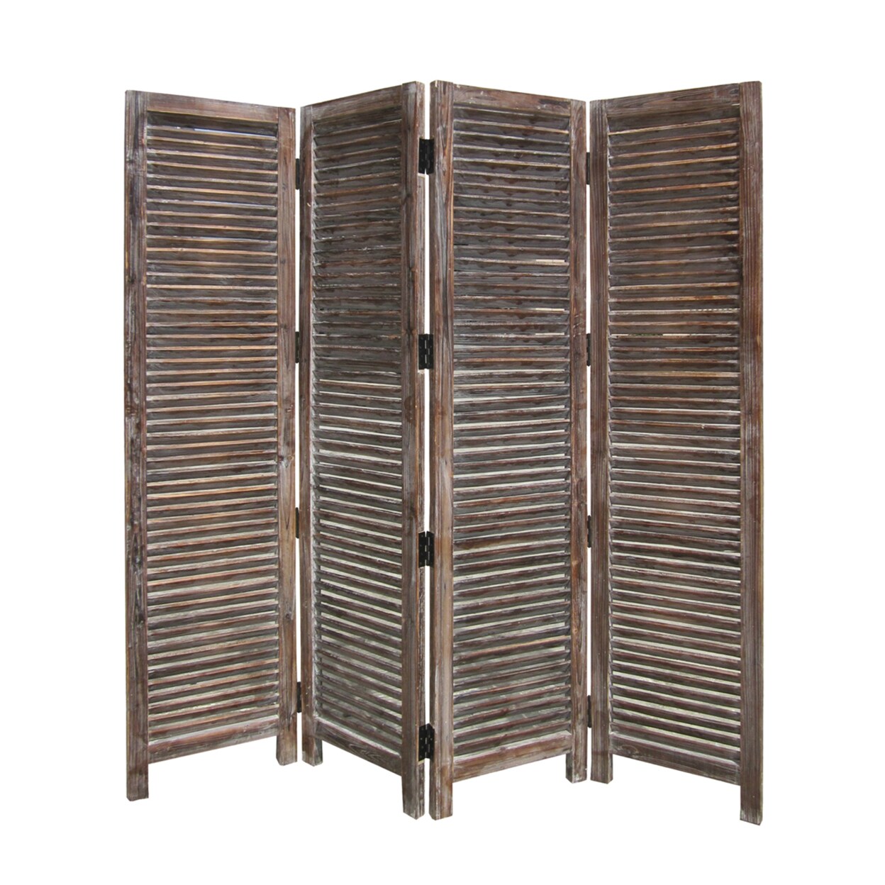 Screen Gems Home Decorative Indoor Hacienda Brown Screen - 4 Panel
