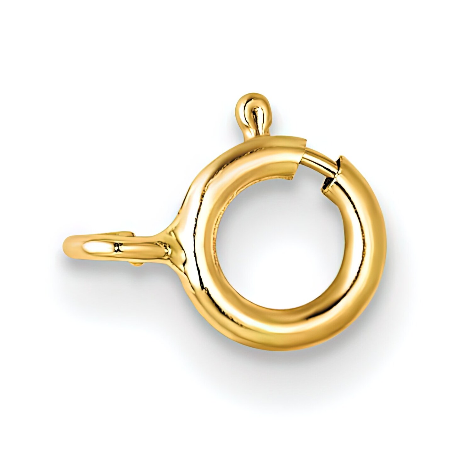 14K Gold Spring Ring Clasp YG1700 | Michaels