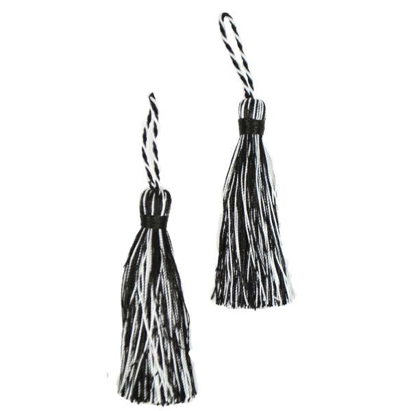 3 1/2&#x22; Fiber Key Tassel Pack of 2