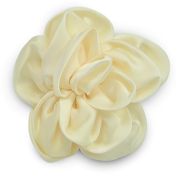 Satin Dimensional Flower Pin and Hairclip