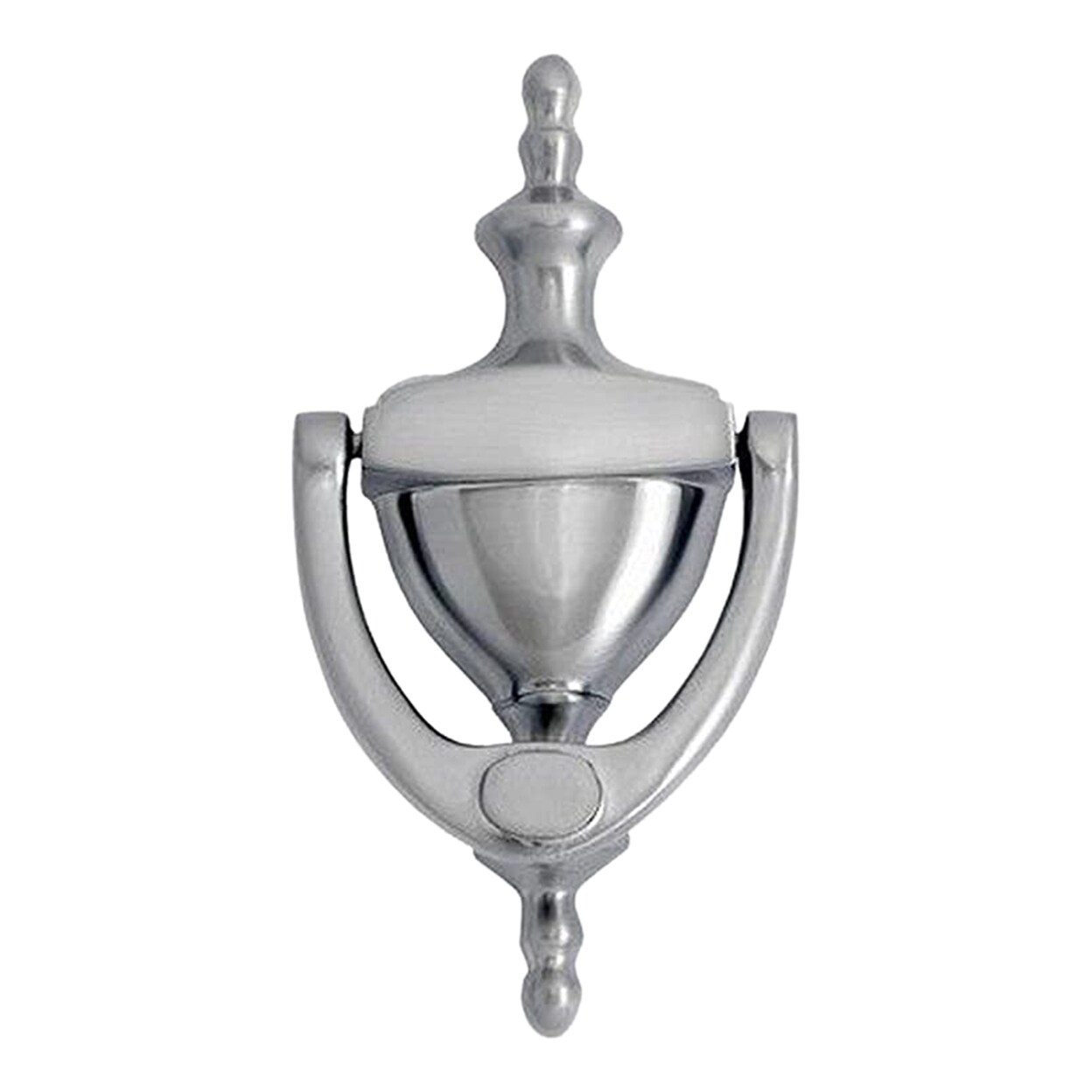 BRASS Accents Home Decorative Traditional Door Knocker 6&#x22; Satin Nickel