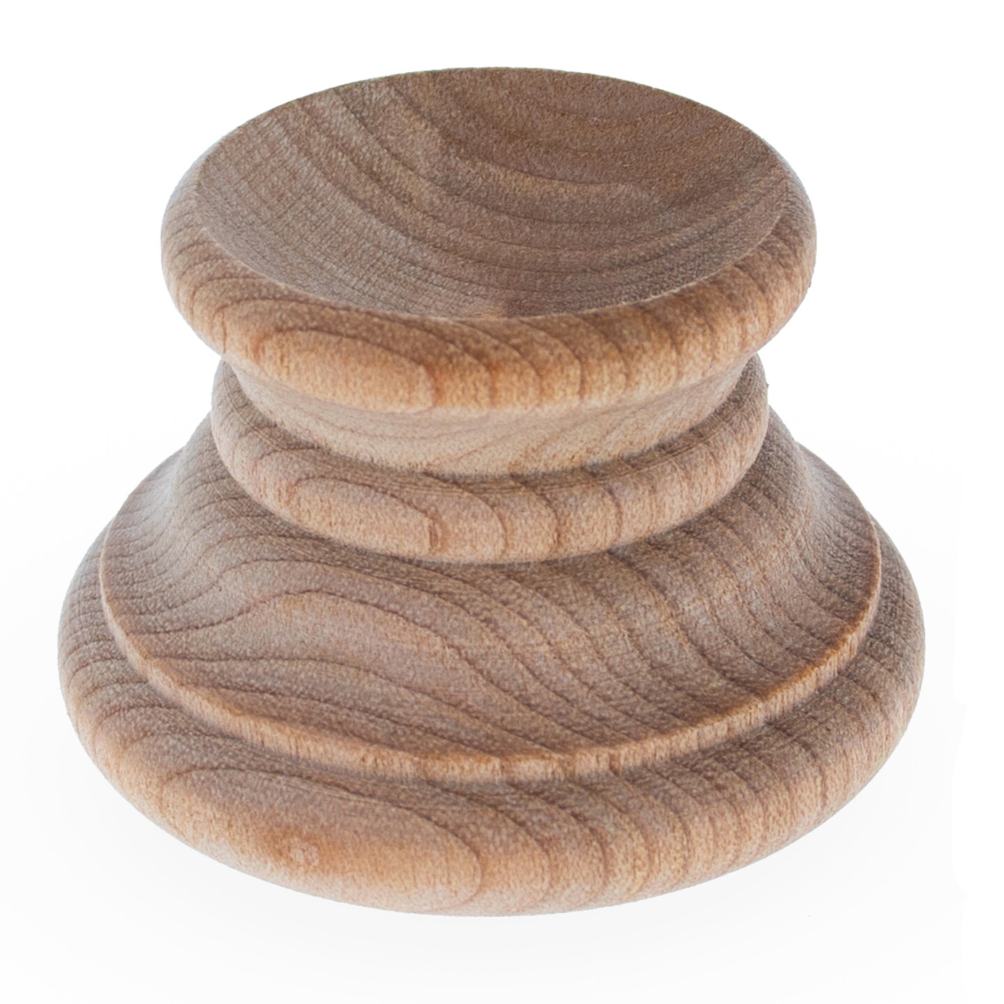 Unpainted Blank Unfinished Wooden Egg Stand Holder Display 1.15 Inch Tall