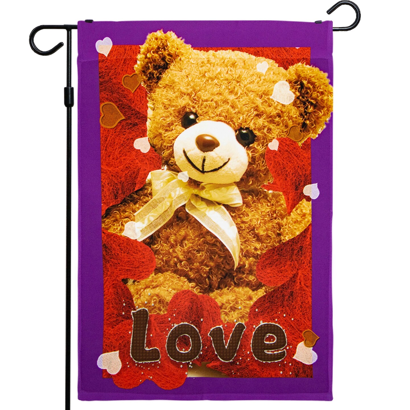 G128 Valentine's Day Garden Flag, Valentine Themed Decorations Love