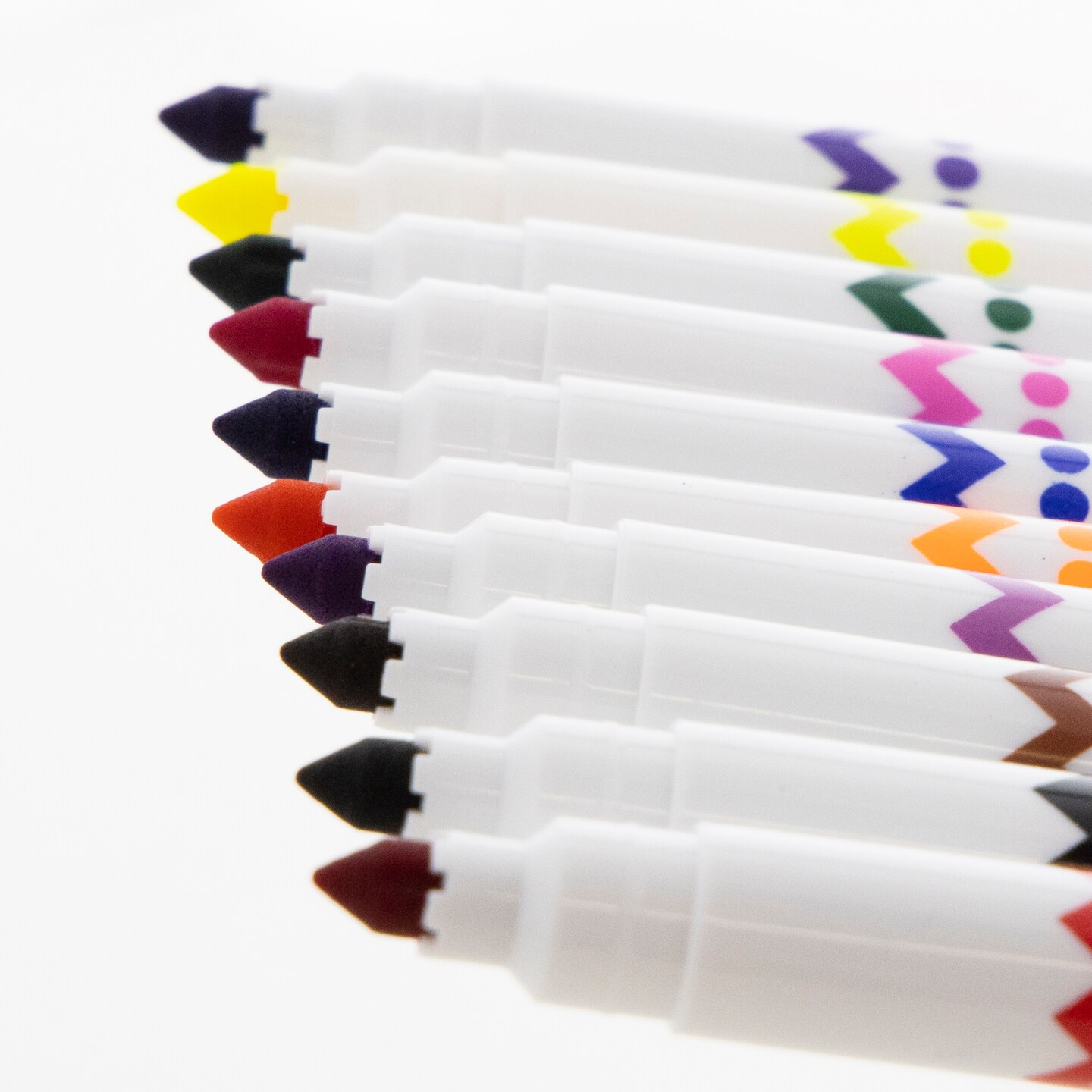 BAZIC Washable Markers Super Tip 10 Color