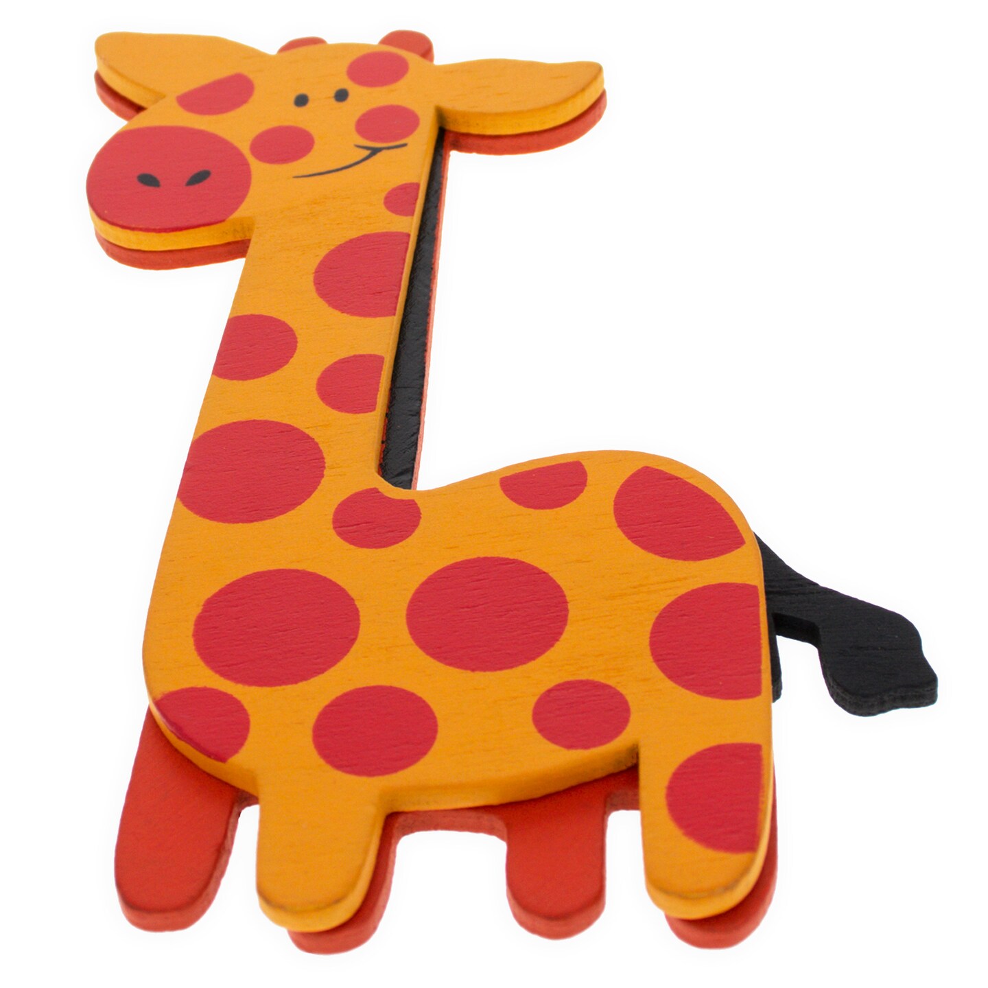 Painted Wooden Giraffe Cutout DIY Craft 5 Inches