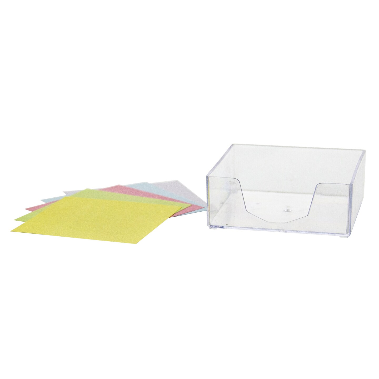 BAZIC 75mm X 75mm 300 Ct. Color Paper Cube w/ Tray