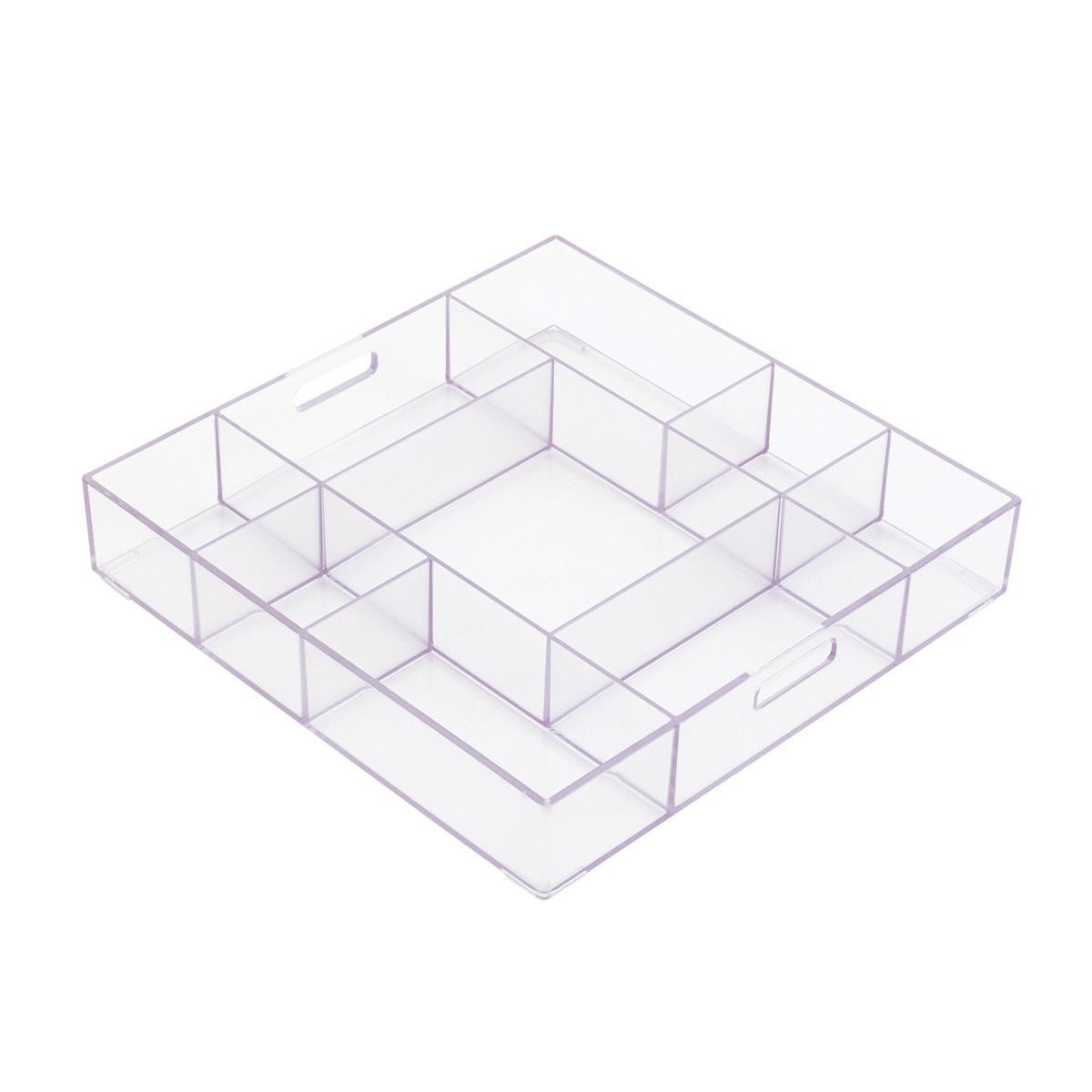 Kaplan Early Learning Company Loose Parts Stackable Tray - Clear