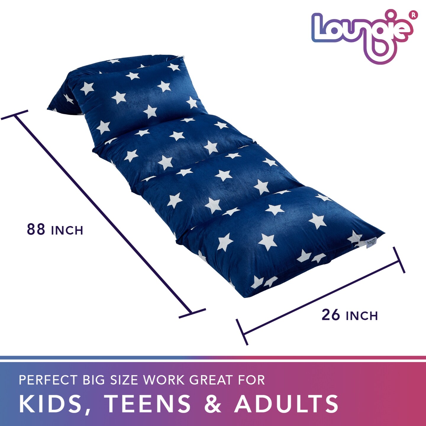 Floor Pillow Bed Cover 88&#x22;x26&#x22;