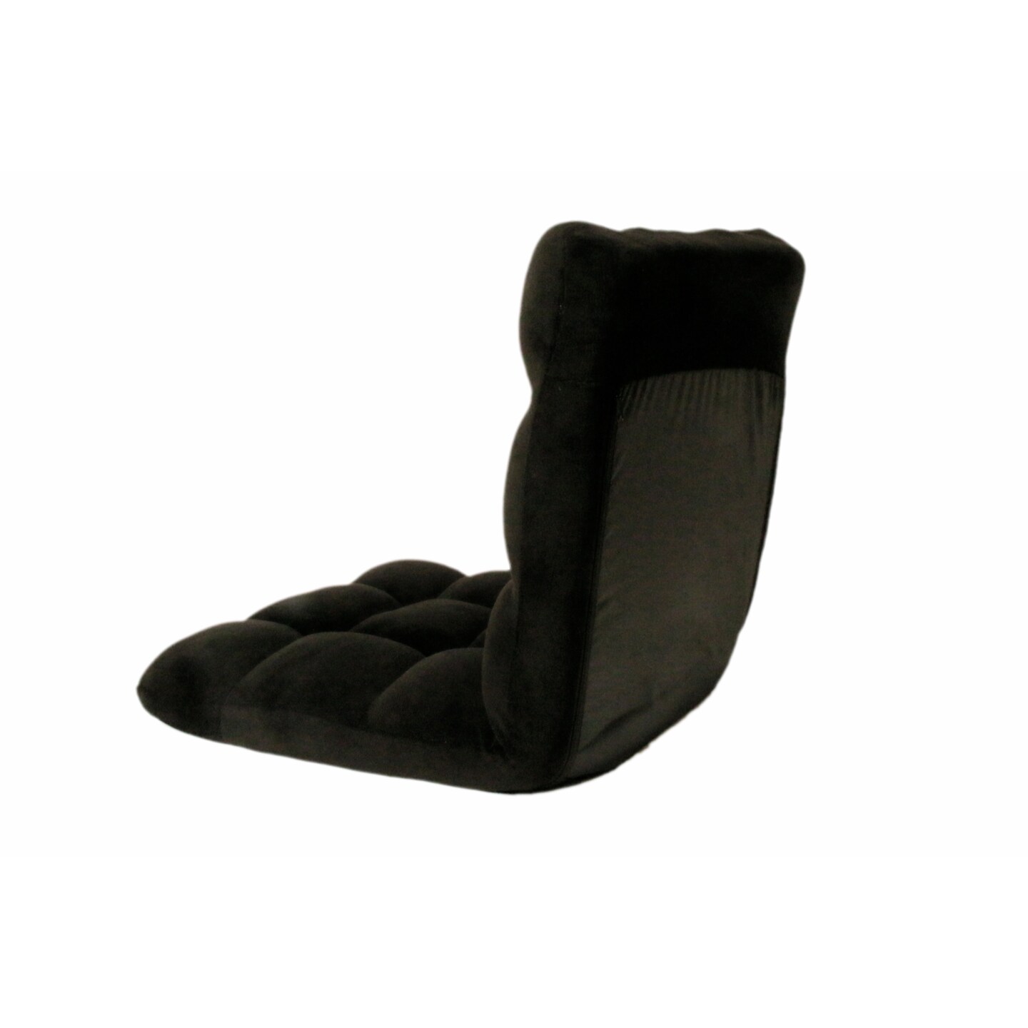 Microplush Quilted Folding Recliner Floor Chair Sleeper