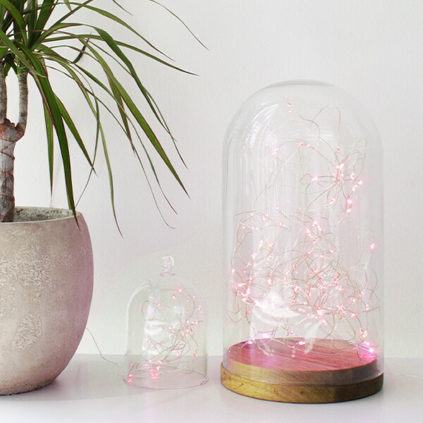 Perfect Holiday 30 LED Silver Copper Fairy String Lights - Battery Operated