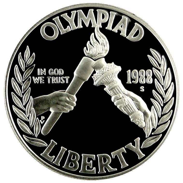 Olympics Seoul Silver Dollar