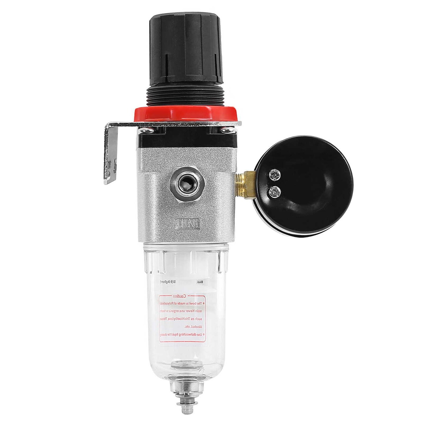 PointZero Pro Airbrush Air Compressor Regulator with Water-Trap Filter