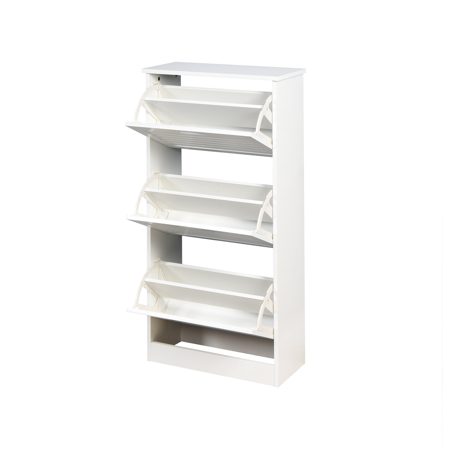 3-Door Shoe Cabinet with Drawers | Organize Footwear
