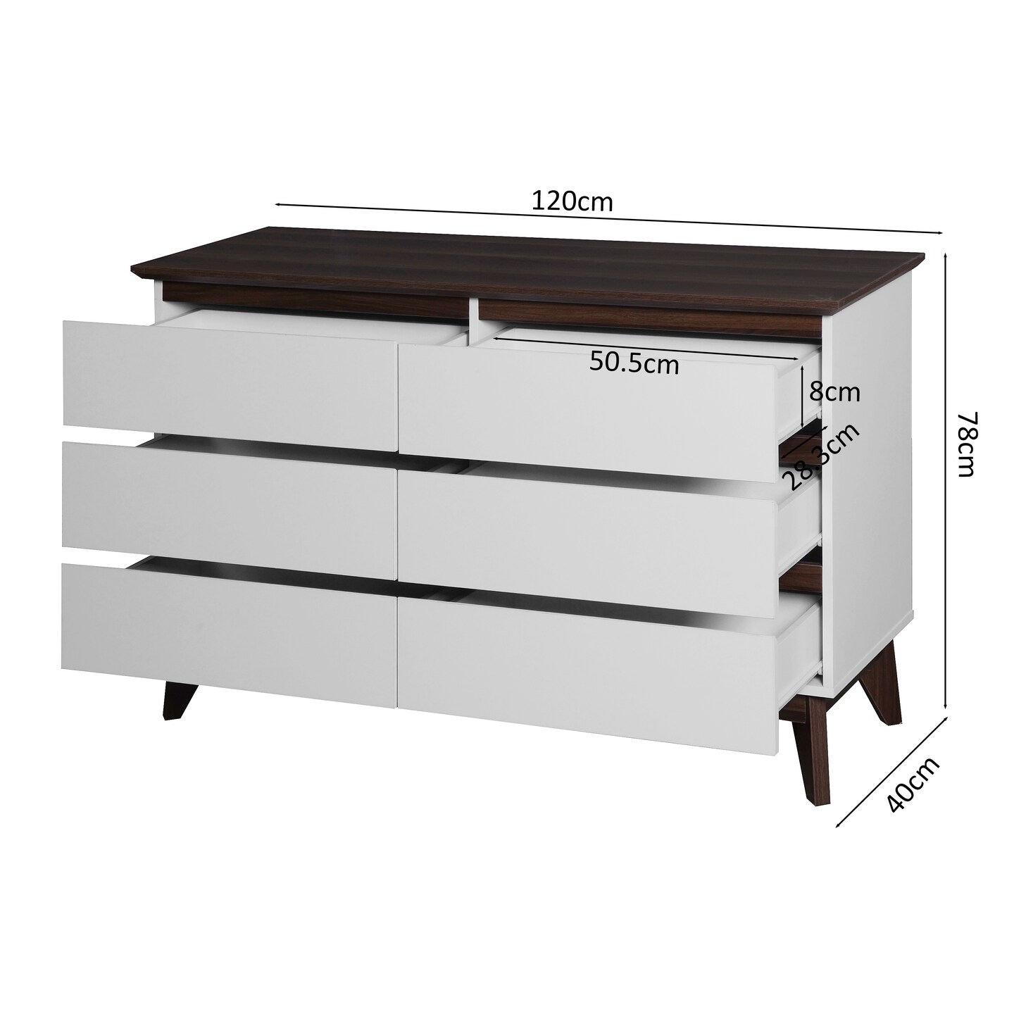 6-Drawer Double Dresser | Stay Organized
