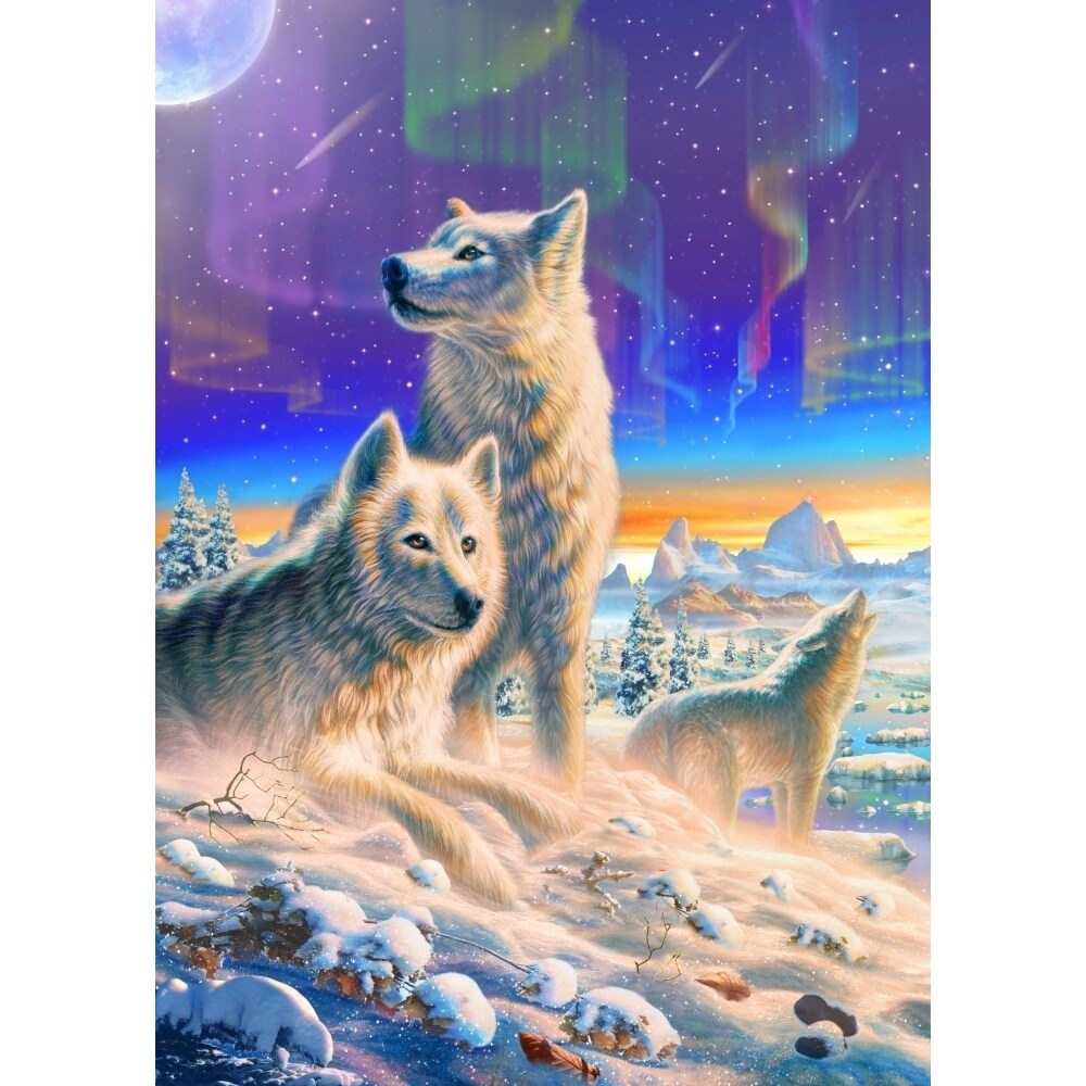 Arctic Wolves Poster Print By Adrian Chesterman