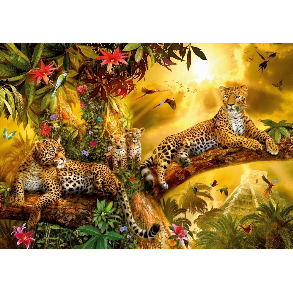 Jungle Jaguars Poster Print By Jan Patrick Michaels