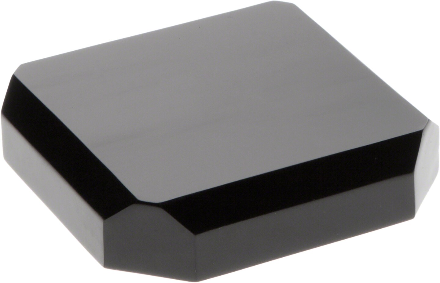 Plymor Black Acrylic Beveled Corner Cut Display Base 3 W X 3 D X 0 75 H Michaels