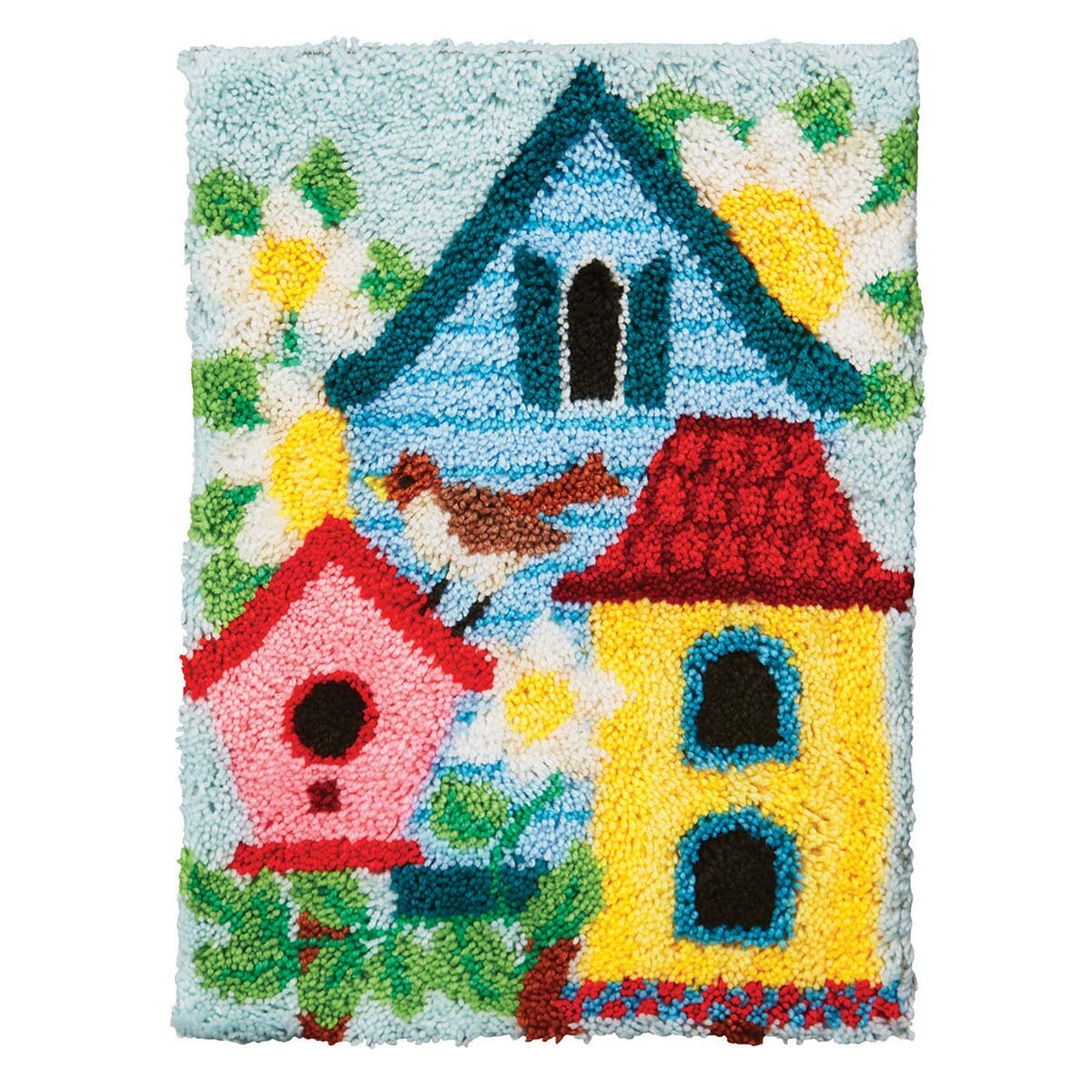 Herrschners  Birdhouse Garden Latch Hook Kit
