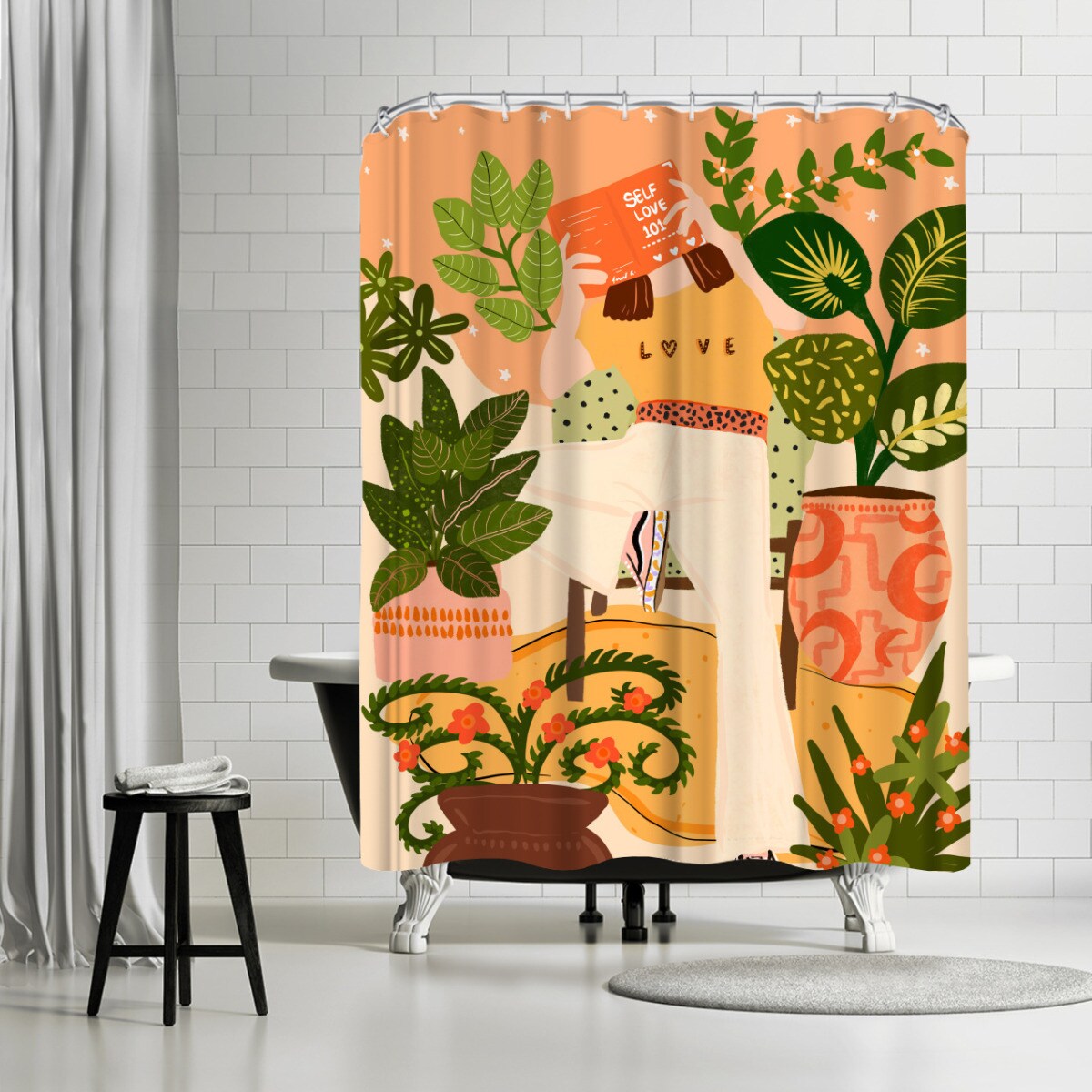 lv shower curtain