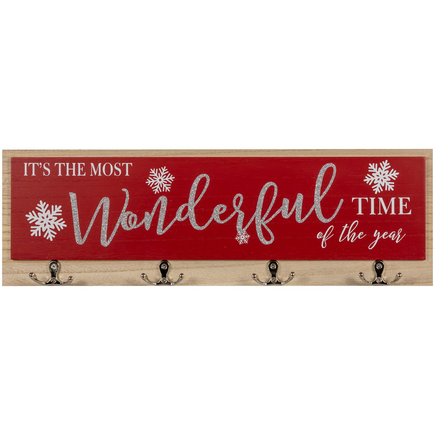Northlight 19.5&#x22; Wonderful Time Of The Year Christmas Wall Sign