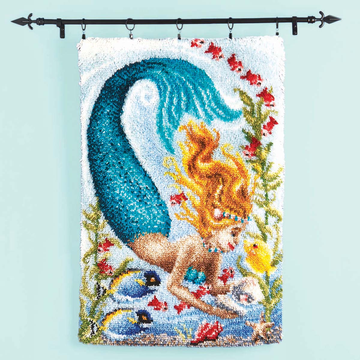 Herrschners Enchanted Mermaid Latch Hook Kit