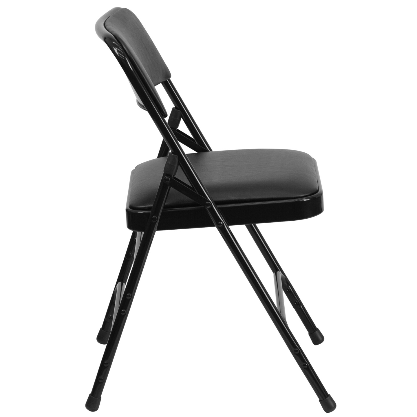 Emma and Oliver 2 Pack Home &#x26; Office Portable Party Events Padded Metal Folding Chair
