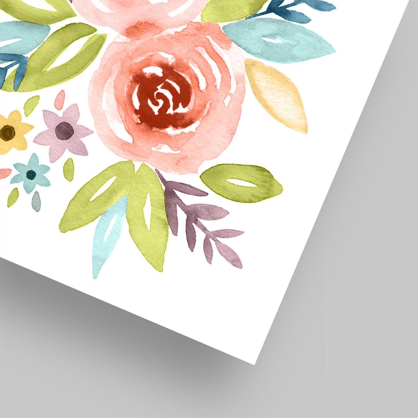 Watercolor Floral 1 by Lisa Nohren  Poster Art Print - Americanflat