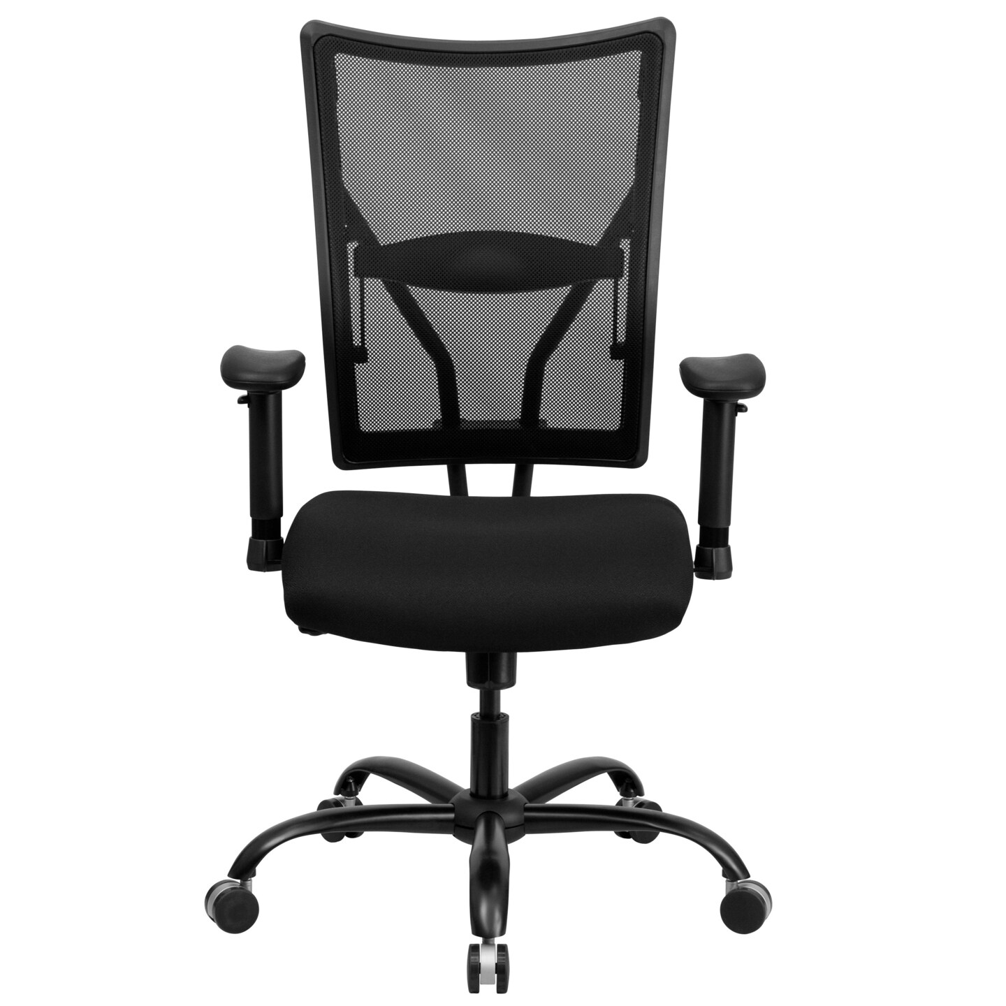 Emma and Oliver Big &#x26; Tall 400 lb. Rated Mesh Executive Swivel Ergonomic Office Chair with Adjustable Arms