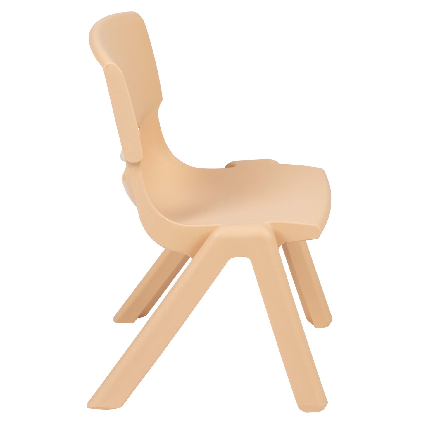 Emma and Oliver 2 Pack Plastic Stackable School Chair with 12&#x22;H Seat, Preschool Seating