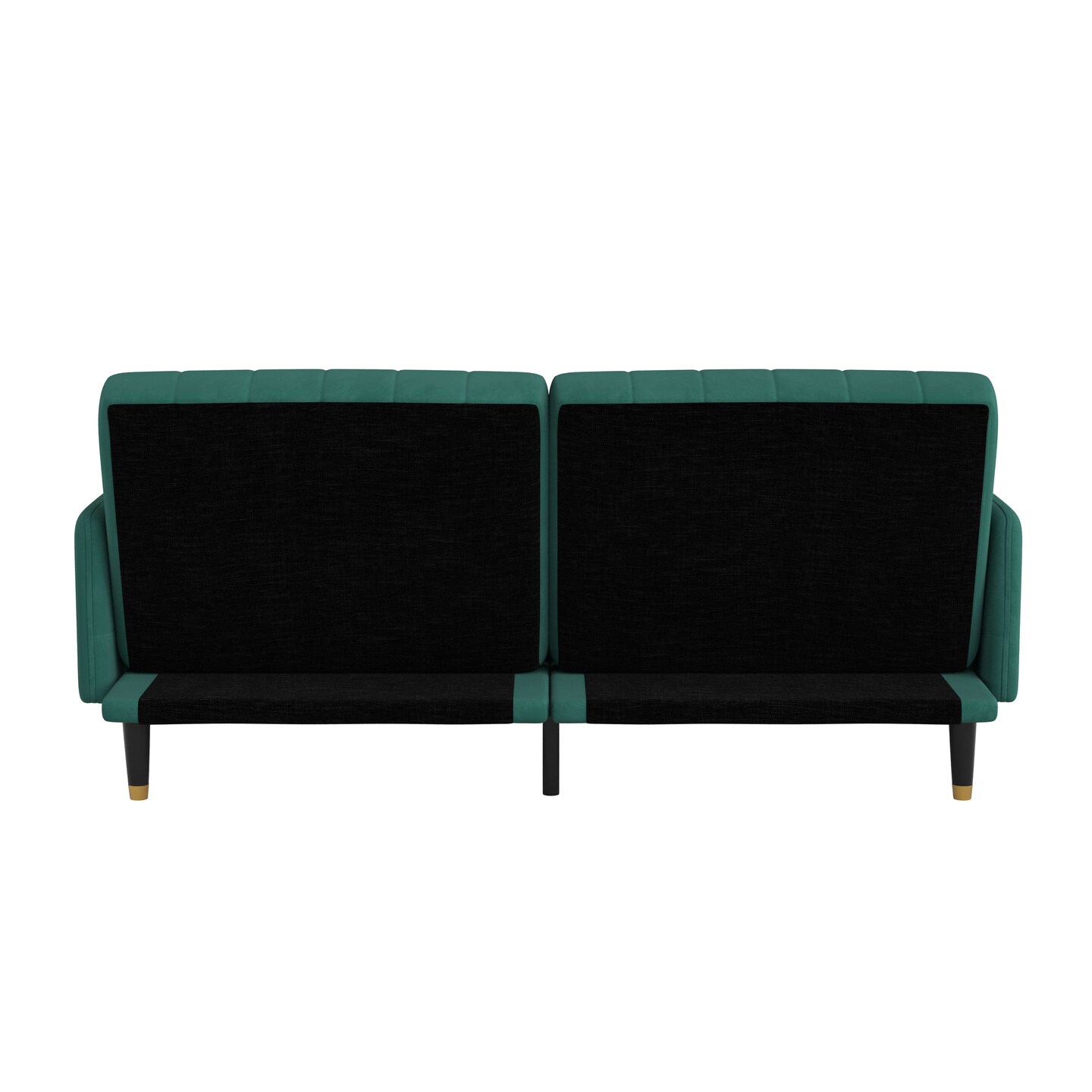 Merrick Lane Pavan Mid Century Modern Split-Back Sofa Futon with 3 Recline Positions