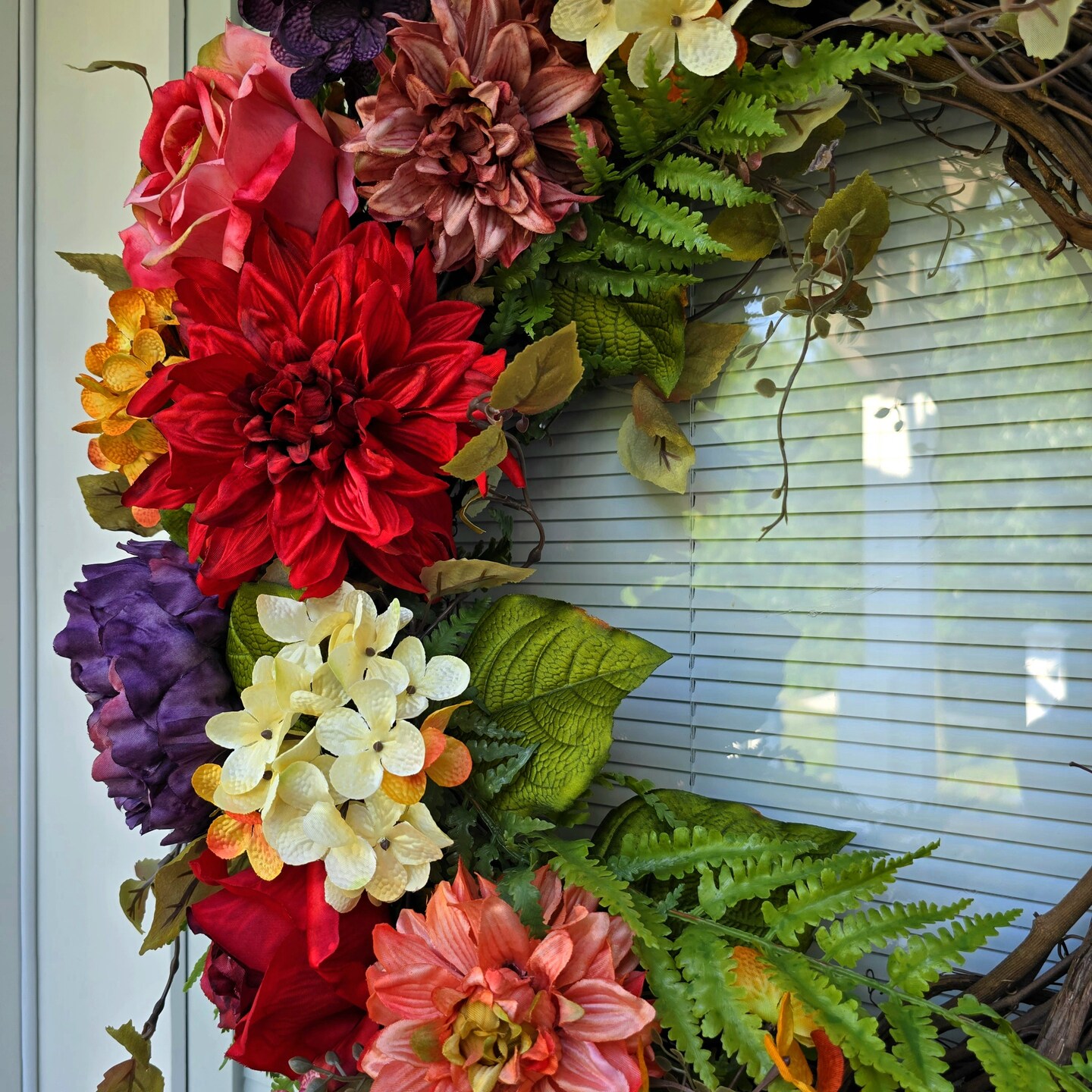 Flower Wreath, Spring Wreath, Summer Wreath, Everyday Wreath, Outdoor Wreath, Front door Wreath, Farmhouse Wreath hotsell