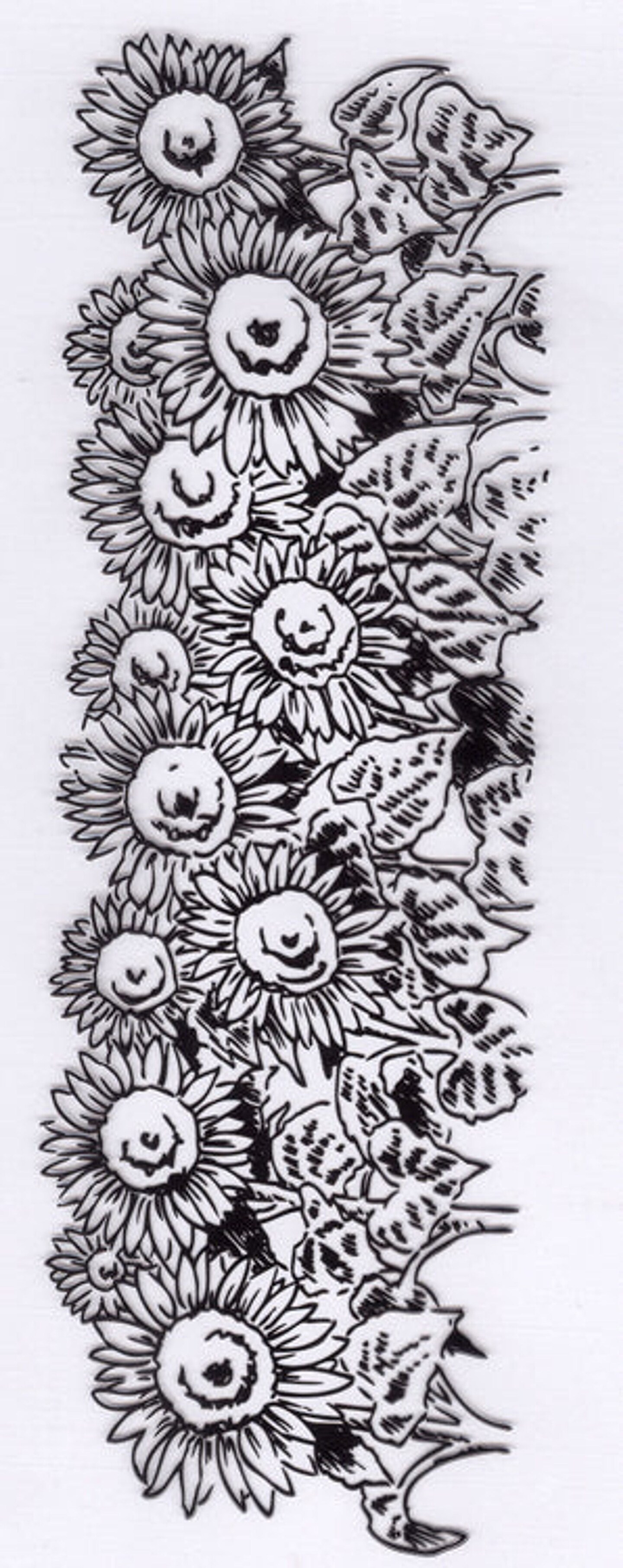 Marianne Design  -Tiny&#x27;s border - sunflowers