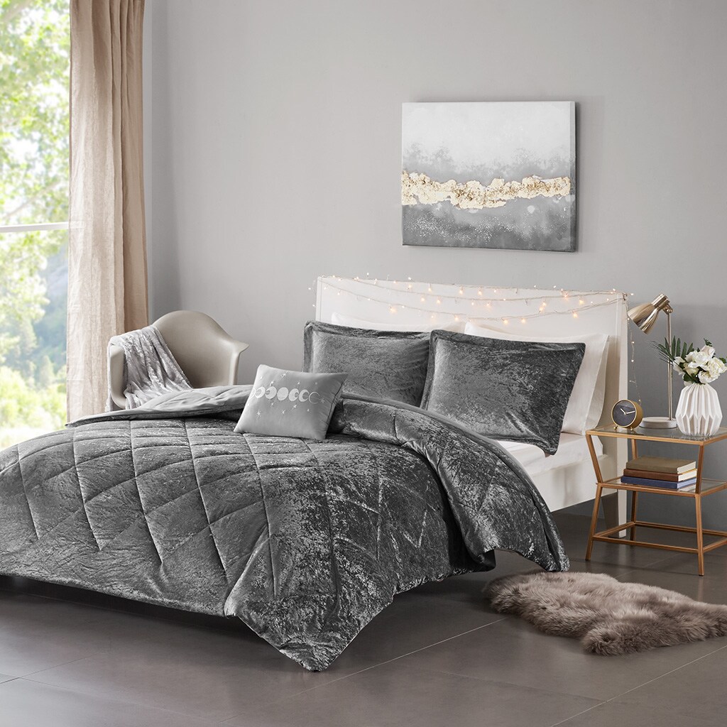 Gracie Mills   Velvet Duvet Cover Set