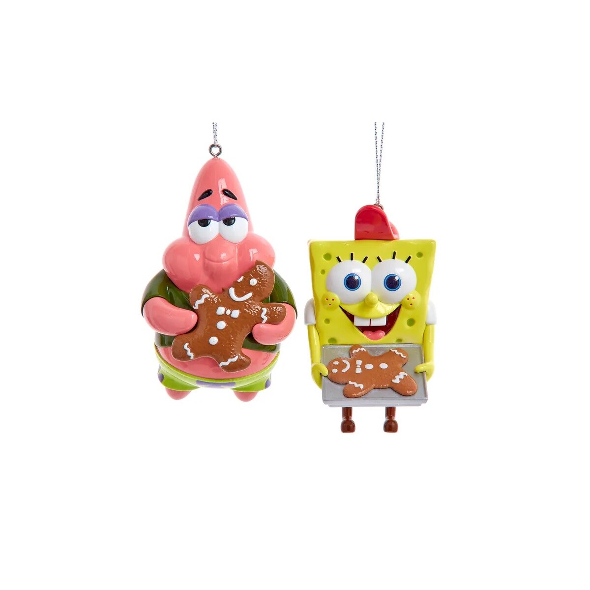 KSA Set of 24 SpongeBob SquarePants and Patrick Christmas Ornaments 3.25"