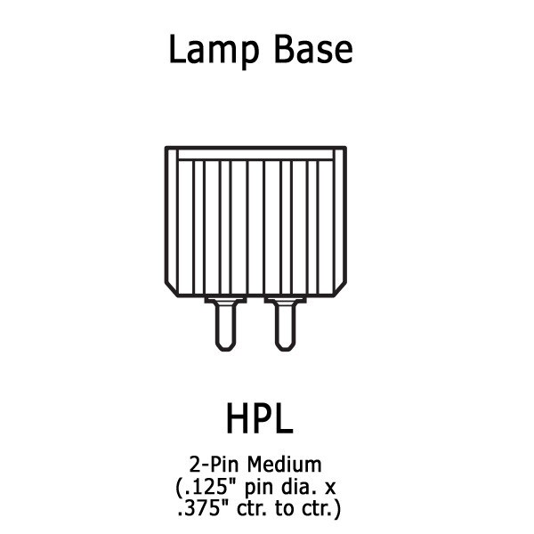 G9.5 2-Pin HPL socket lamp holder - 69818 TP-22H Replacement