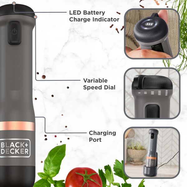 BLACK+DECKER Kitchen Wand 6 Kit, Gray (BCKM1016KS01)