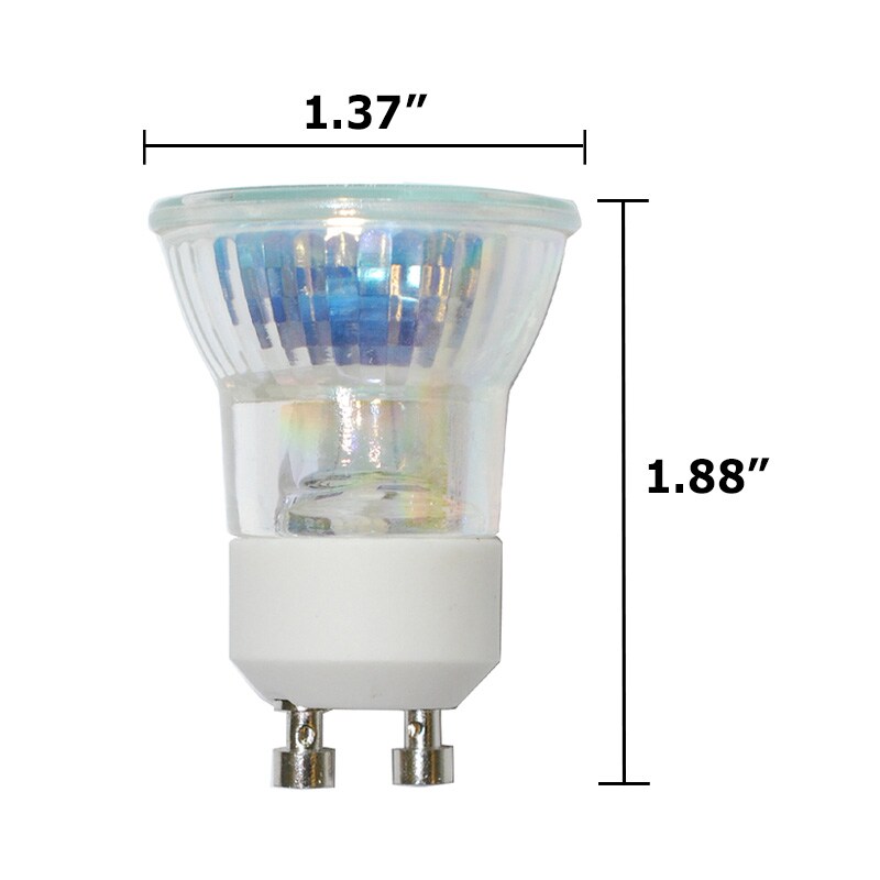 BulbAmerica 20W 120V MR11 GU10 Base Cover Guard Flood Mini Reflector Bulb