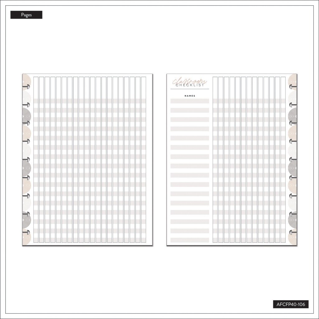 Happy Planner Classic Fill Paper-Realign