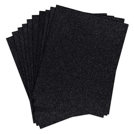 Spellbinders Pop-Up Die Cutting Glitter Foam Sheets - Black
