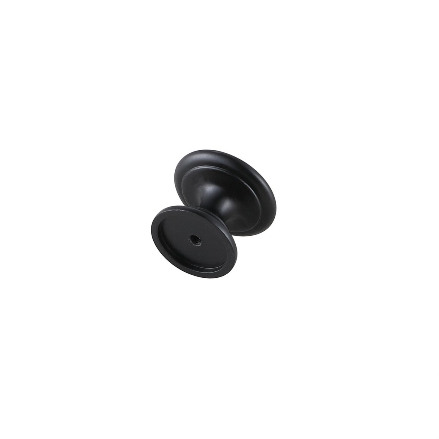 Kaid 1.2" Diameter Matte Black Mushroom Knob Multipack (Set of 10)