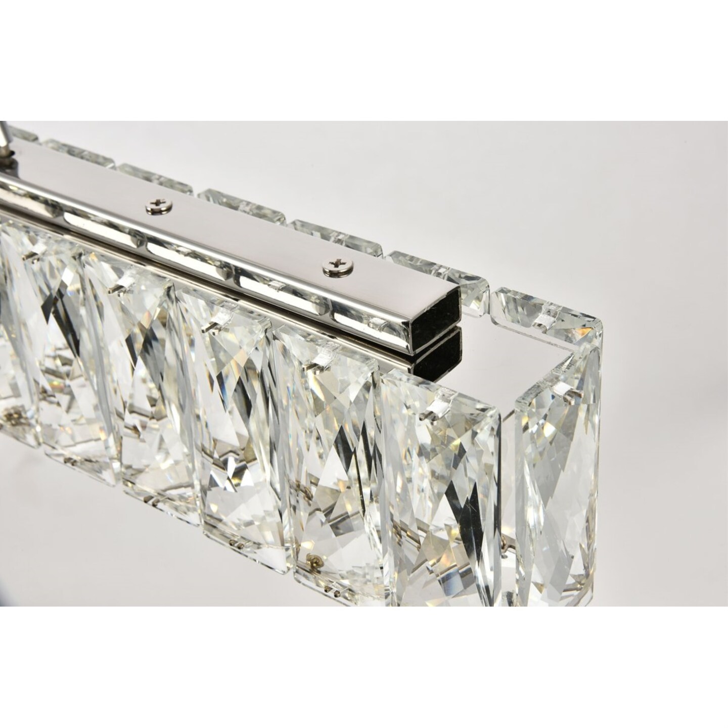 Monroe Integrated LED chip light Chrome Chandelier Clear Royal Cut Crystal