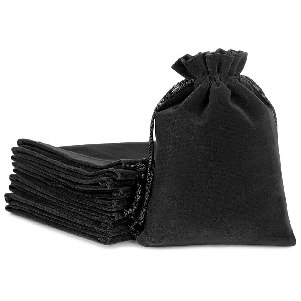 SKUSHOPS 25 100 Velvet Drawstring Pouch Jewelry Baggie Party Wedding Gift Bag Set