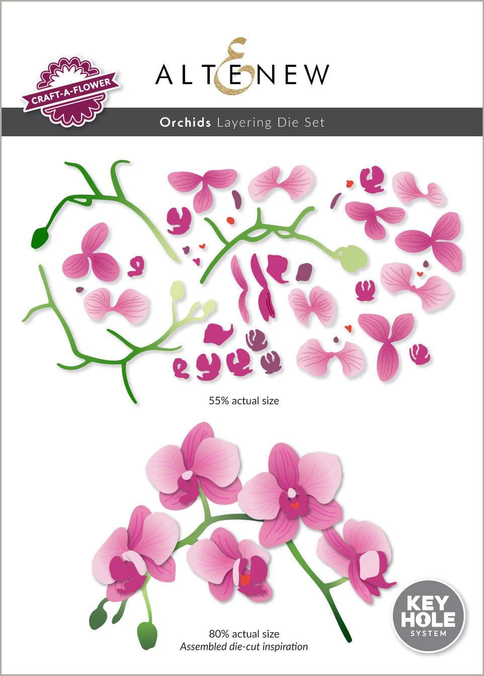 CraftAFlower Orchids Layering Die Set Michaels