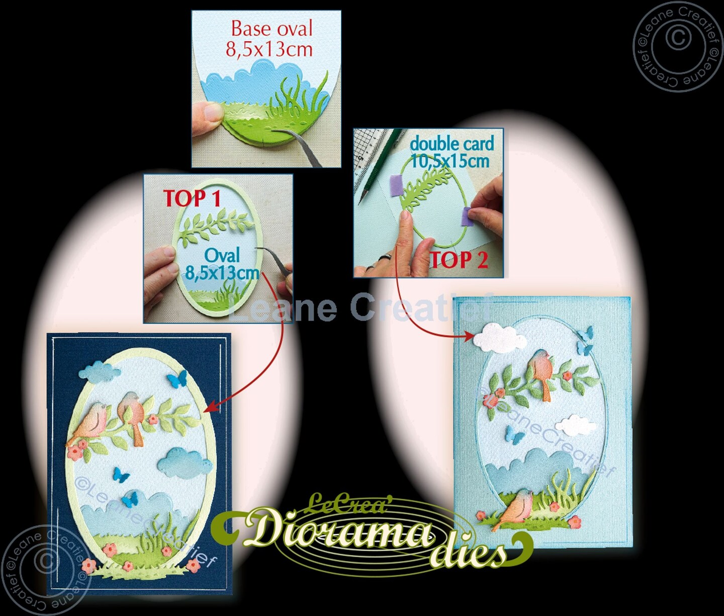 Leane Creatief Lea&#xFFFD;bilitie Diorama Spring Cut And Embossing Die