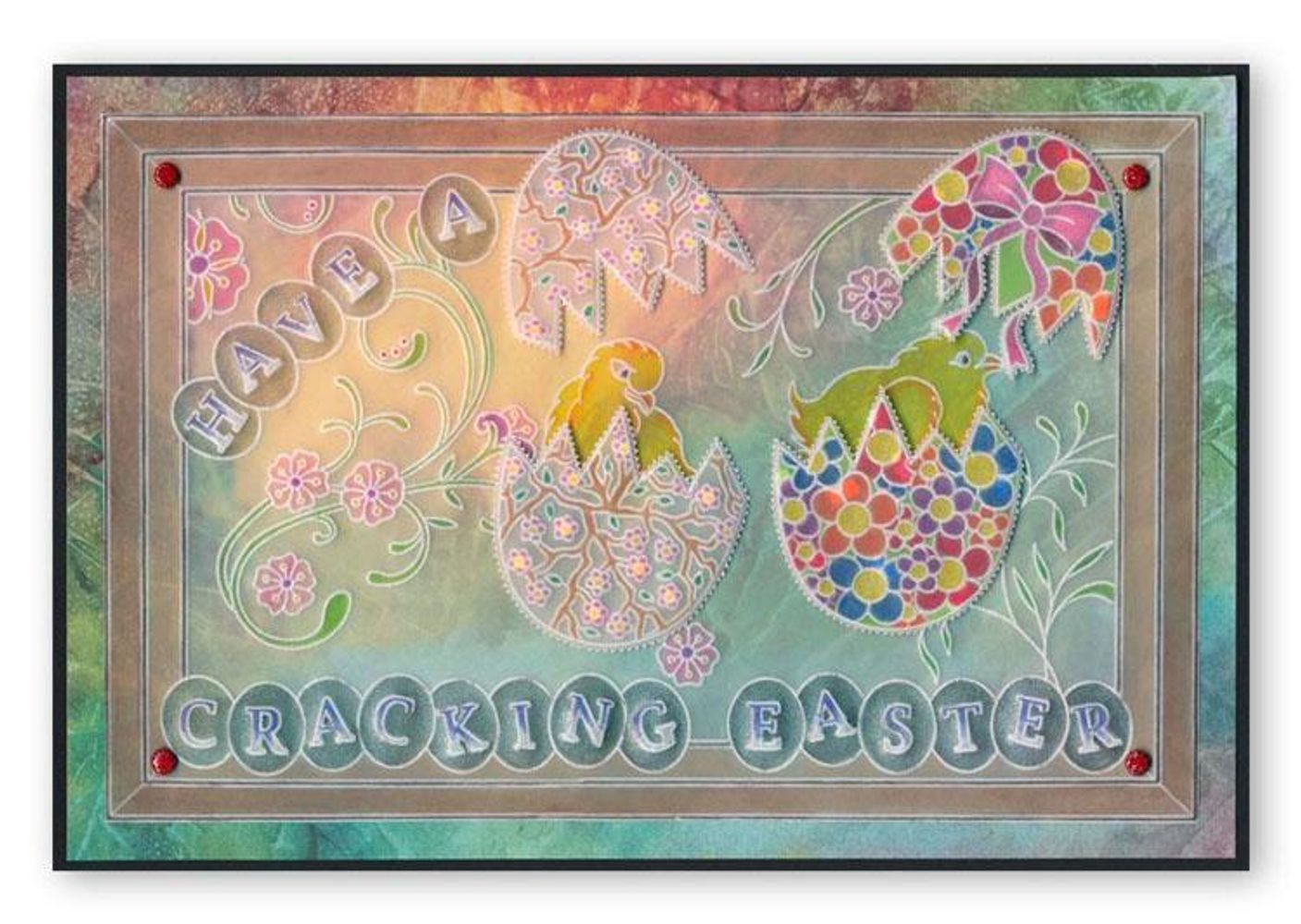 Groovi  Plate - Easter Banners A5 Square