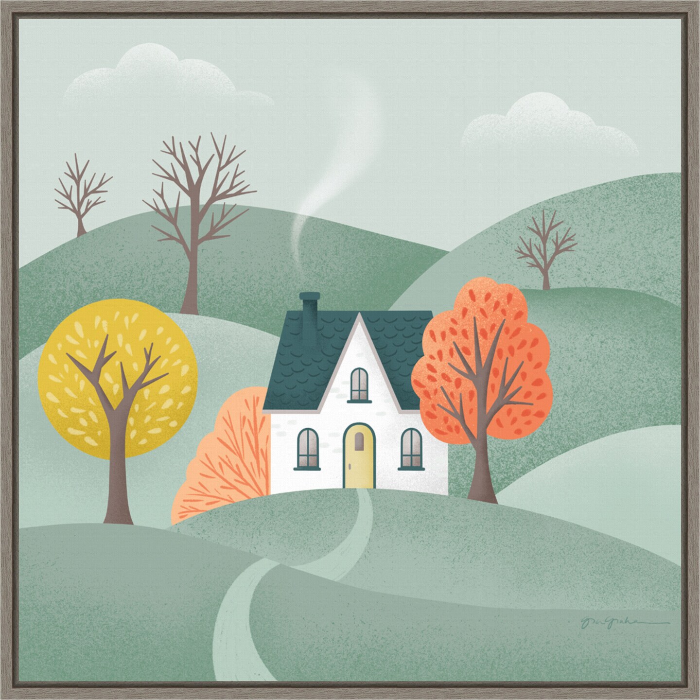 Sweater Weather VI by Gia Graham Framed Canvas Wall Art