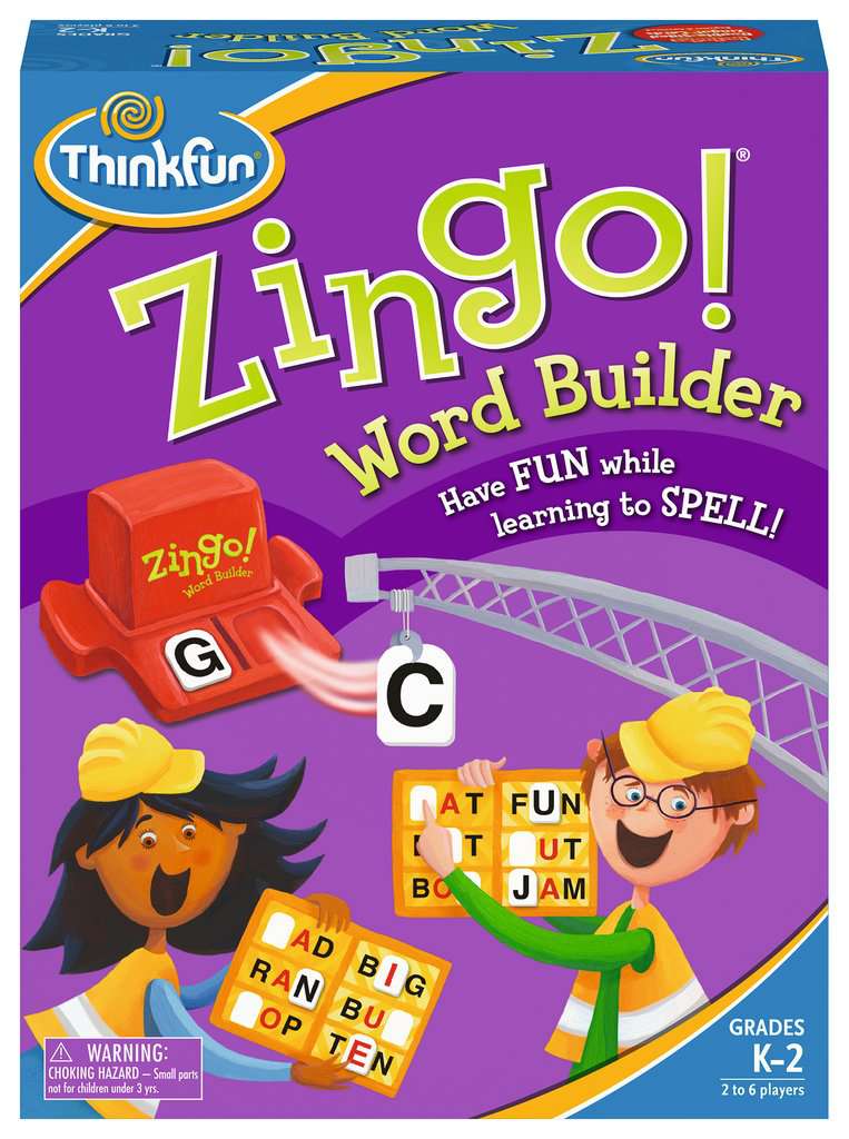 ThinkFun Zingo! Word Builder Reading Skills Game