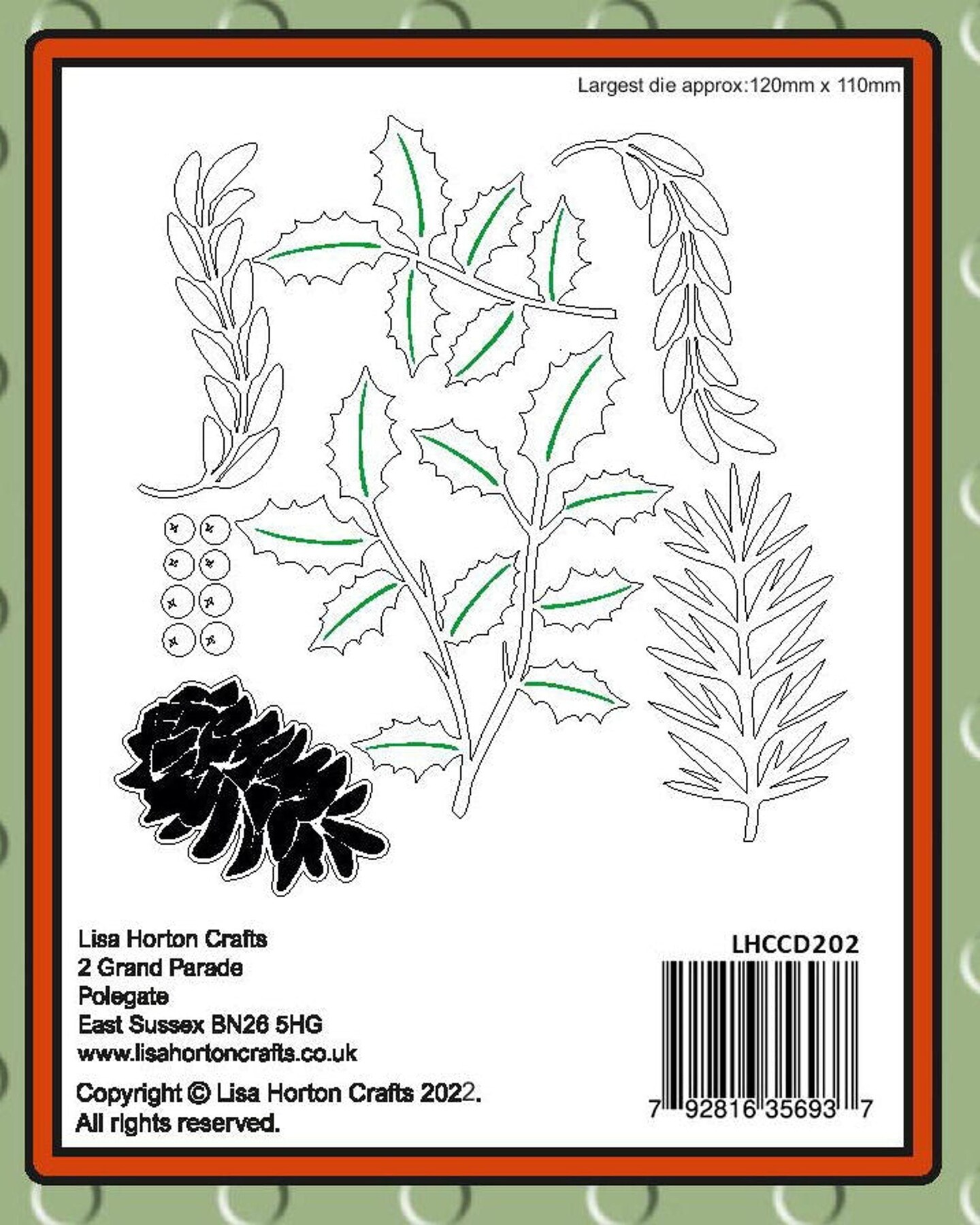 Lisa Horton --That Craft Place Lisa Horton Die Set - Festive Foliage