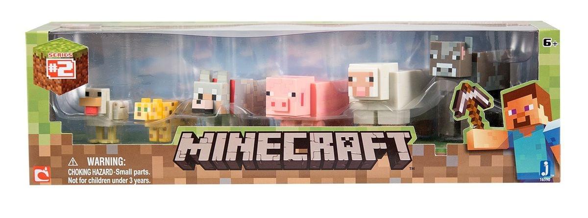 Minecraft Action Figure 6-Pack: Core Animals Michaels