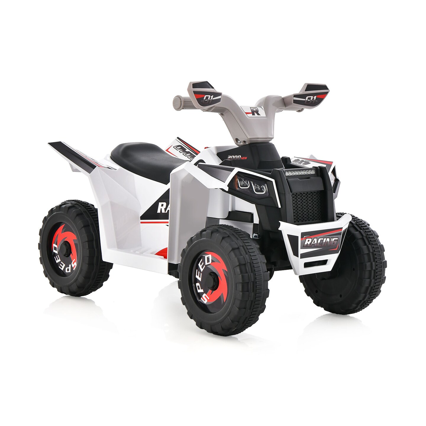 Kids Ride On Atv 4 Wheeler Quad Toy Car With Direction Control
